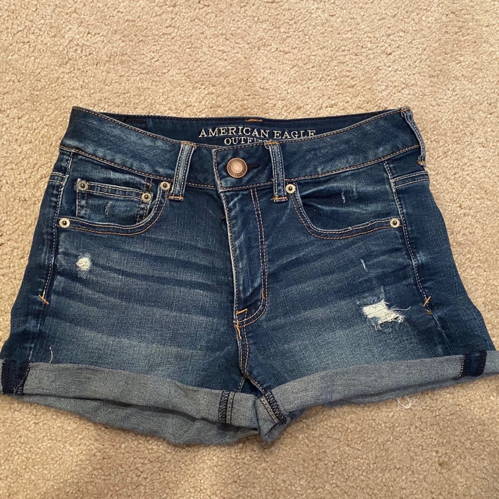 Dark wash Shorts